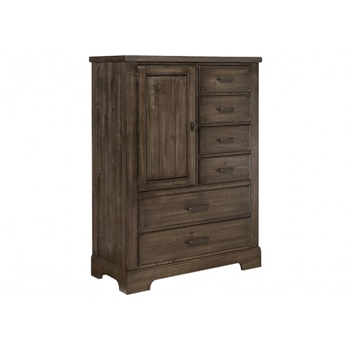 Cool Rustic Standing Chest - 6 Drawers with 1 Door